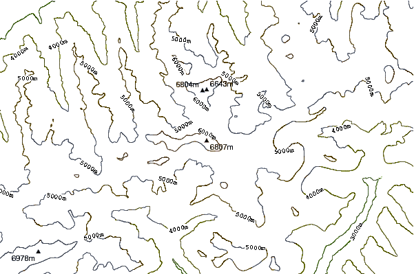 Mountain peaks around Lunkho e Dosare