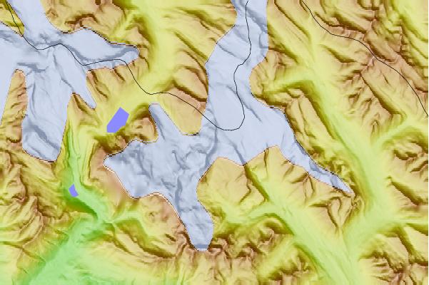 Surf breaks located close to Lynx Mountain