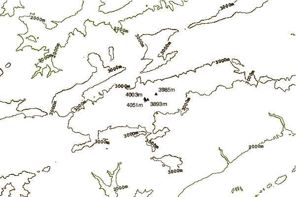 Mountain peaks around M'Goun