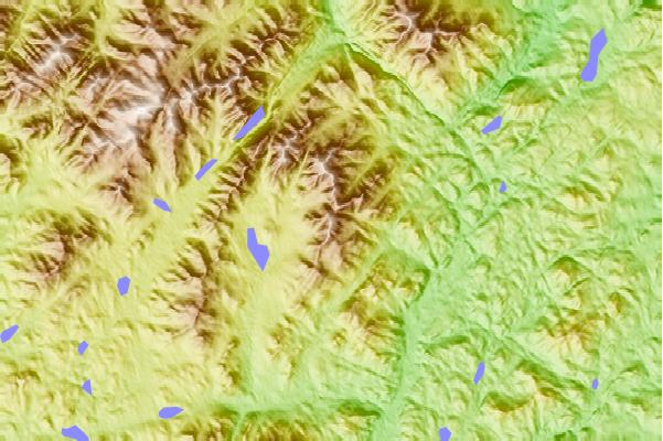 Surf breaks located close to Macomb Mountain