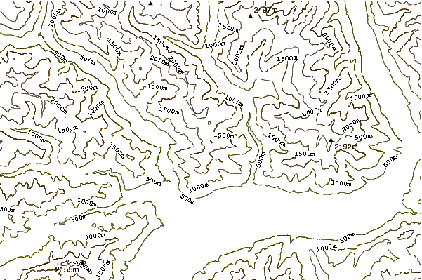 Mountain peaks around Madone (Locarno)