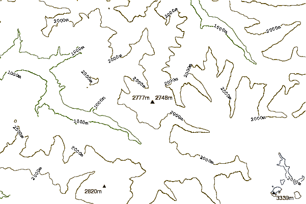 Mountain peaks around Madrisahorn