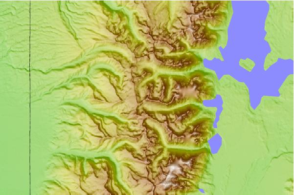 Surf breaks located close to Maidenform Peak