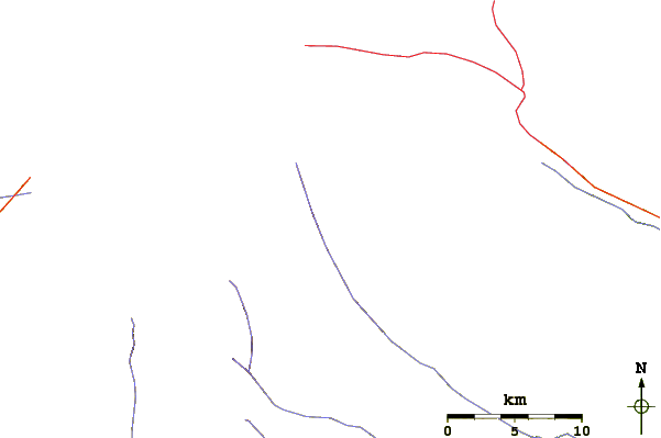 Roads and rivers around Makalu