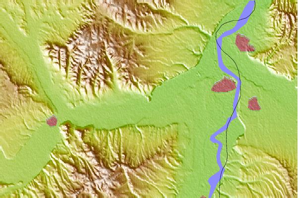 Surf breaks located close to Malheur Butte