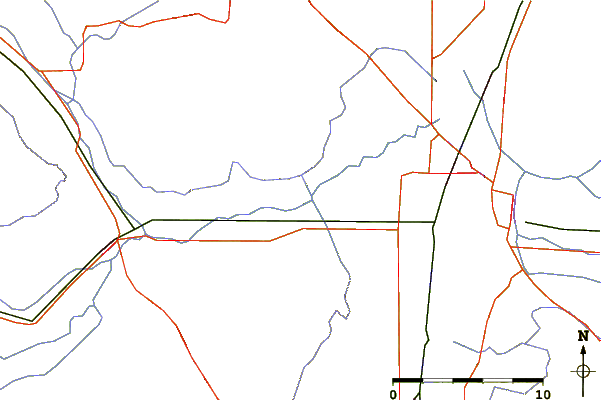 Roads and rivers around Malheur Butte