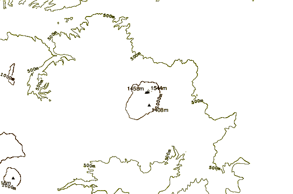 Mountain peaks around Maly Semiachik