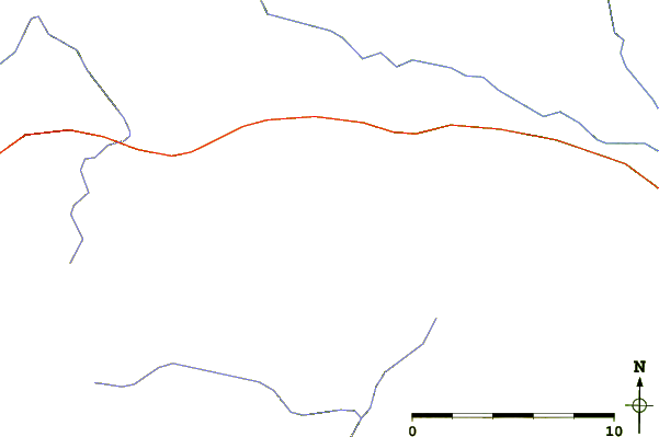 Roads and rivers around Maly Semiachik