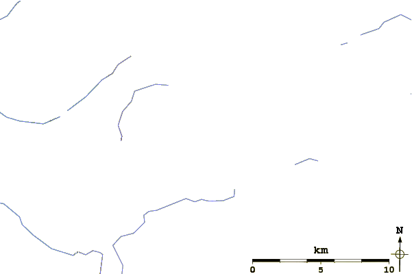 Roads and rivers around Mam Sodhail