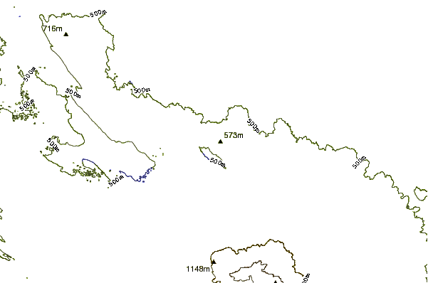 Mountain peaks around Manda-Inakir