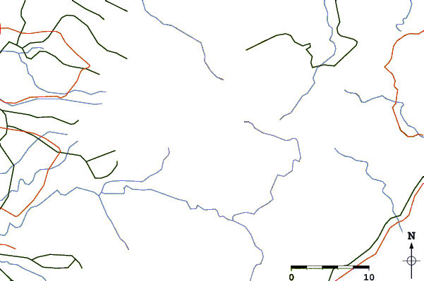 Roads and rivers around Mandalagan