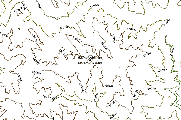 Mountain peaks around Manirang