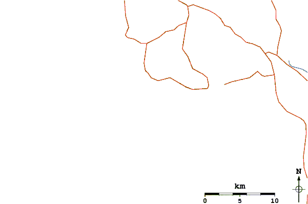 Roads and rivers around Manisan (Incheon)