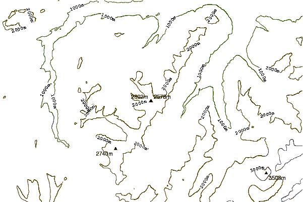 Mountain peaks around Männliflue