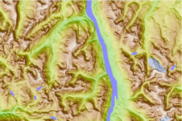 Surf breaks located close to Marble Peak (British Columbia)