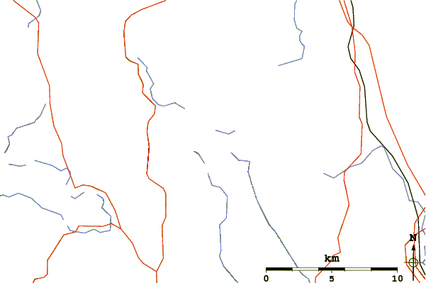 Roads and rivers around Mardale Ill Bell