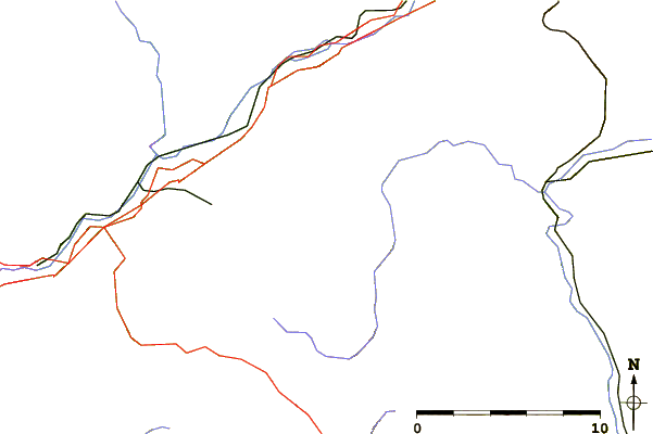 Roads and rivers around Markberg