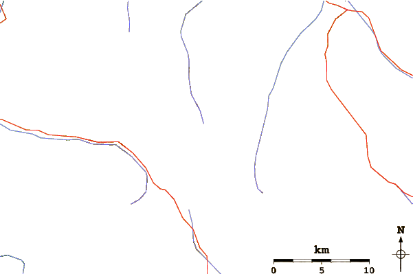 Roads and rivers around Maroon Bells