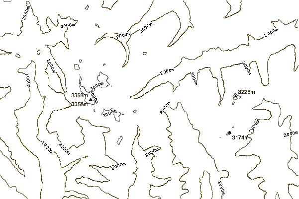 Mountain peaks around Marscholhorn