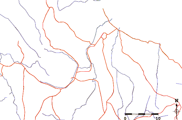 Roads and rivers around Marungu highlands