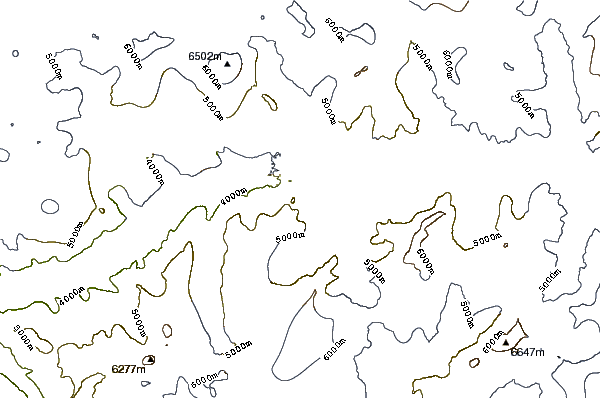 Mountain peaks around Masherbrum