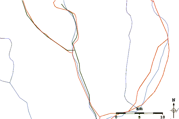 Roads and rivers around Masnàn