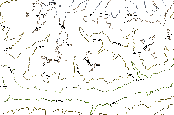 Mountain peaks around Mastaunspitze