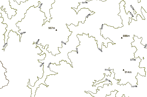 Mountain peaks around Matese