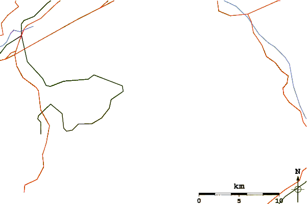 Roads and rivers around Mättenberg