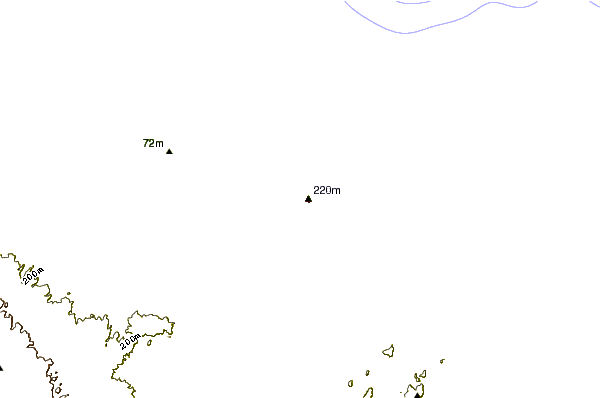 Mountain peaks around Mauao