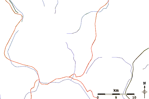 Roads and rivers around Mauberm