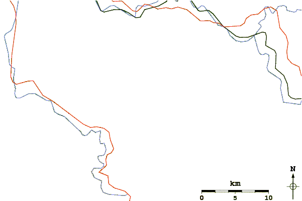 Roads and rivers around Max Patch