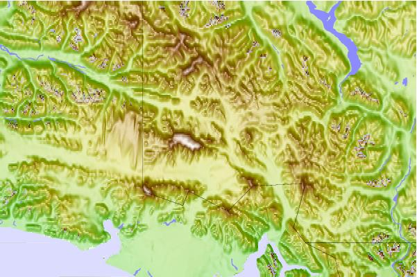 Surf breaks located close to McArthur Peak