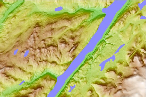 Surf breaks located close to Meall Fuar-mhonaidh