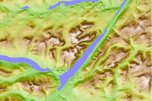 Surf breaks located close to Meall na Teanga