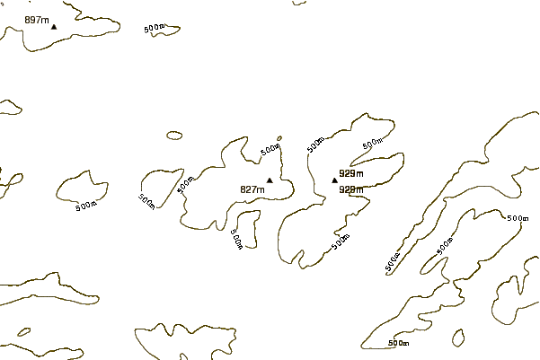 Mountain peaks around Meall na h-Eilde