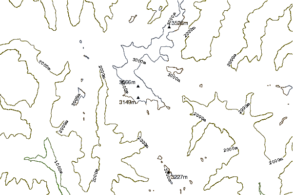 Mountain peaks around Medelspitze