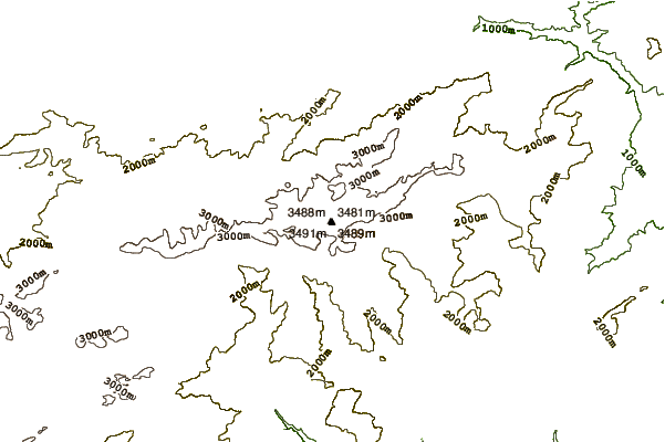 Mountain peaks around Medetsiz