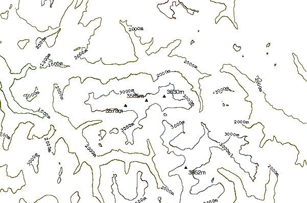 Mountain peaks around Meije