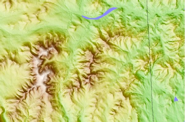 Surf breaks located close to Middle Carter Mountain