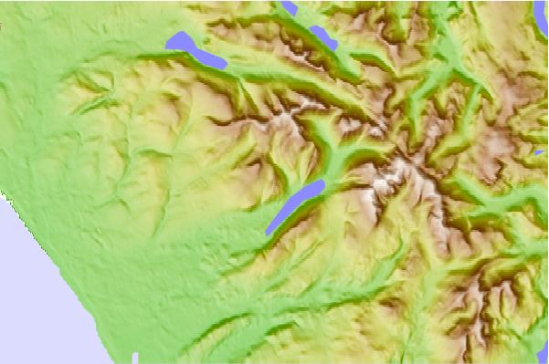 Surf breaks located close to Middle Fell