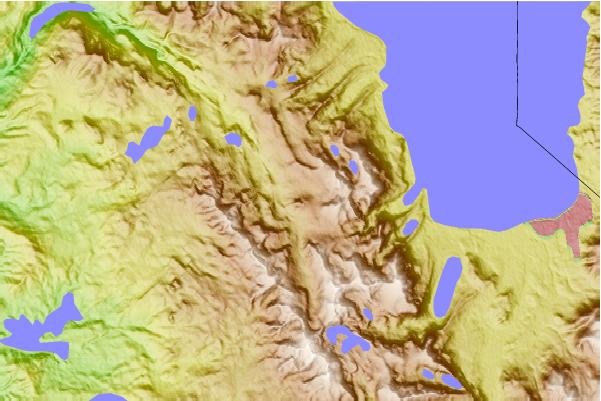 Surf breaks located close to Middle Mountain