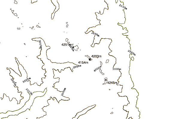 Mountain peaks around Middle Palisade