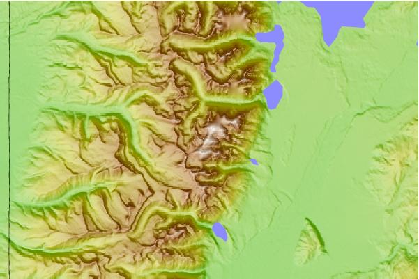 Surf breaks located close to Middle Teton