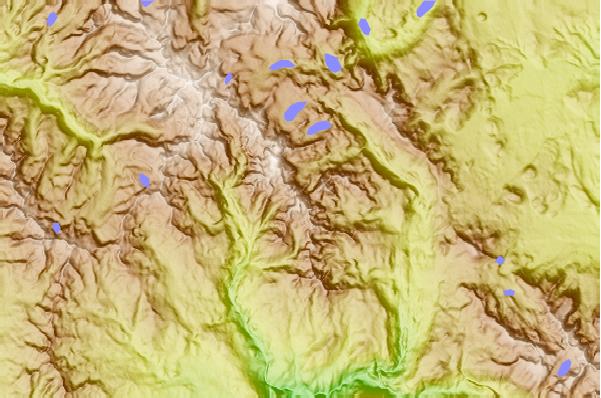 Surf breaks located close to Minarets (California)