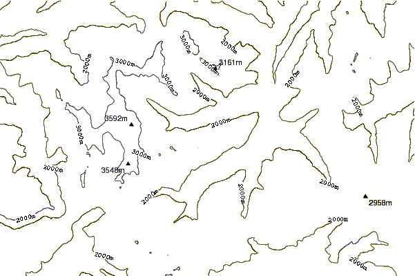 Mountain peaks around Mittagstock