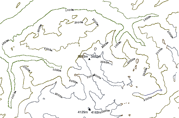 Mountain peaks around Mittelhorn