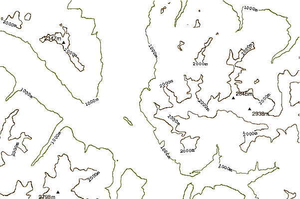 Mountain peaks around Mittlerspitz