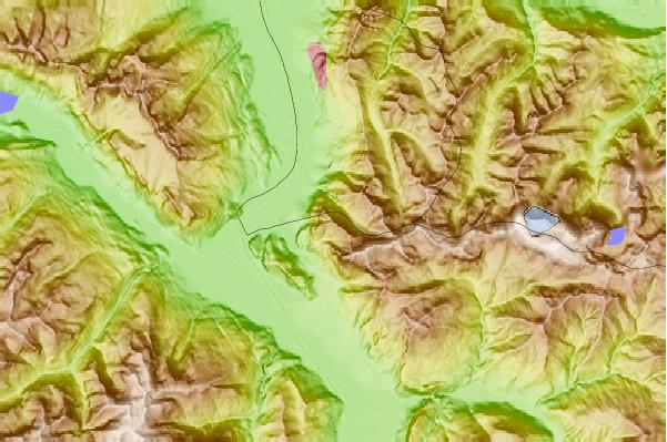 Surf breaks located close to Mittlerspitz