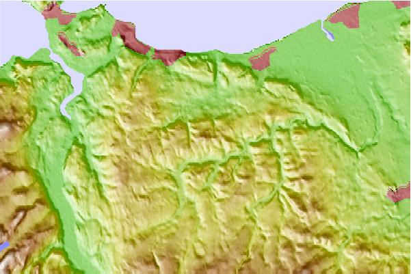 Surf breaks located close to Moelfre Uchaf